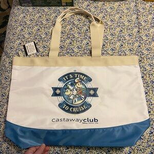 Disney Cruise Line Castaway Club Tote Bag and Wet/Dry Pouch